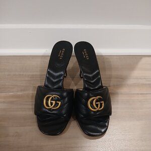Gucci Double-G Marmont Heels.